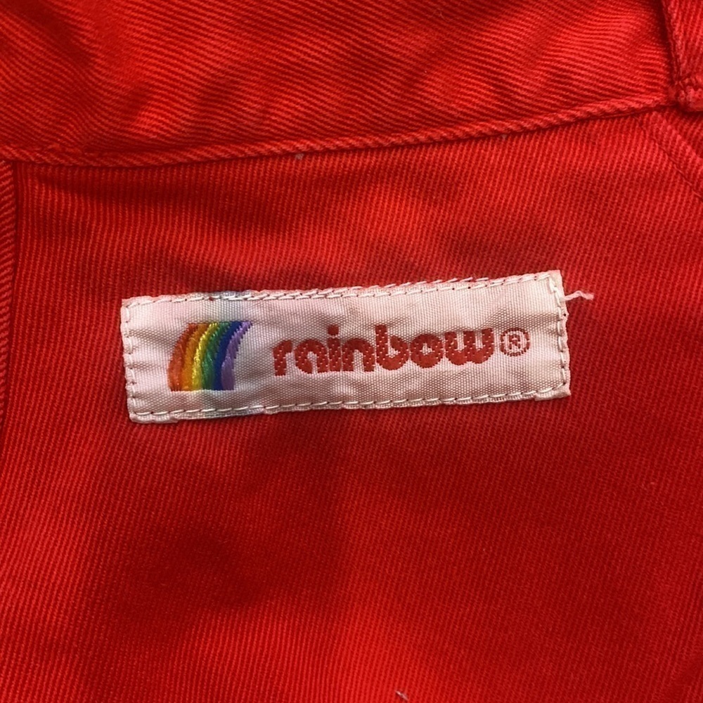 Mom Style High Rise Red Pants - Picture 8 of 9